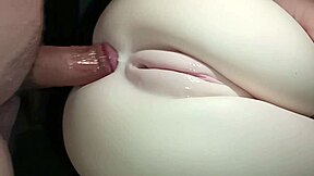 close up of snow white ass getting pounded by hard cock