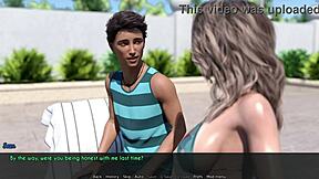 Жена и мачеха загорают в взрослой 3D-игре