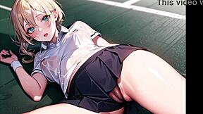 Remaja anime 18+ seksi main tenis