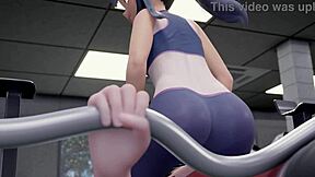 Oh là là, Nagatoro est une vraie brute de gym, elle domine dur ! 😈