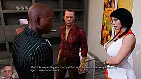 अन्ना 3D हेंटाई गेम में अफेक्शन शो करती है