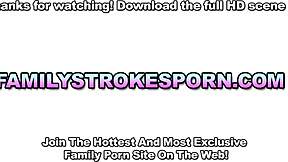 Brandi Love et Ryan Mclane surprennent Laney Grey avec une baise à trois d'anniversaire