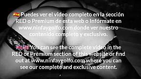 Mi esposo y mi joven seguidor me follan duro en boca y coño, corriéndose dentro!