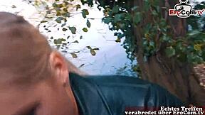 man, i almost got caught in risky public sex with this blonde teen!