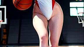 可愛いバレーボールAI少女の広げコンパイル