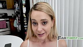 אפטן אופל, הבת החורגת המלוכלכת, מודה לאבא החורג עם זיון קשה