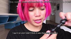 Porn Çekmeden Kısa Vlog ve Birçok Dildoyla Penetrasyon Sub