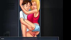 È Così Arrapata, Non Le Importa del Creampie negli Spogliatoi! 😈