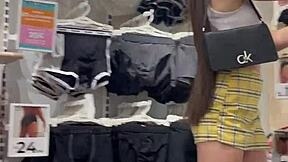 О блин, мой сахарный папочка балует меня шопингом нижнего белья! 🛍️