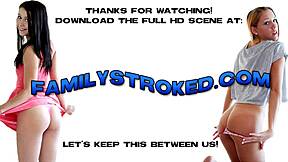 Familystroked com - nézd, ahogy csintalan mostohatestvérek josie tucker és peter green vadulnak a zuhany alatt együtt.