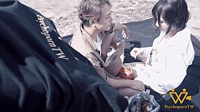 Sex efter stranden med en 19-årig asiatjej - bakom kulisserna på psychoporntw com