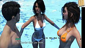 Ehi, guarda Intertwined 27 con Layla che bacia sott'acqua in azione 3D selvaggia!