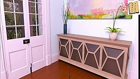 být dik holkou route 21 v 3d hentai hře