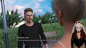 Вау! Геймерша ныряет в дикую порно-игру в Золотом Мальчике Эп 3