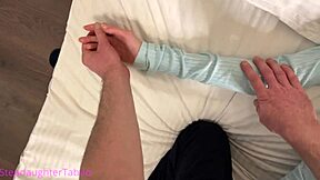 my pervert stepdad gave me an intimate massage to relax