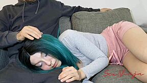 요, 그냥 계부 무릎에 낮잠 자고 싶었어, 알지?