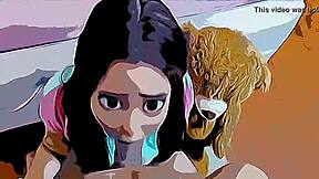 Hijastra sumisa usada por padrastro pervertido todos los días en hentai cartoon