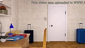 Ladri di piacere colpiscono università in azione anime 3D sexy