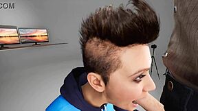 ในเฮนไต 3D วัยรุ่น 18+ ลึกคอหีใหญ่ด้วยการอาเจียนเลอะเทอะ