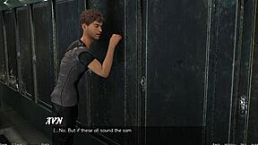 Gestrand in ruimte 33 - Eerste kus met roodharige Haylee, zo heet! 🔥