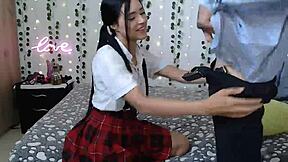 นักเรียนตัวเล็กเย็ดครูแรงๆ