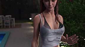 Geil rødhåret teen luder udforsker vilde lyster i 3D tegneserie sommerhede del 4