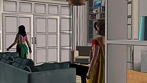 Ibu tiri India pakai outfit kena anal oleh anak tiri.