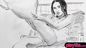 Почему брюнетка девчонка Глория Сол раздевается эротично на улице?