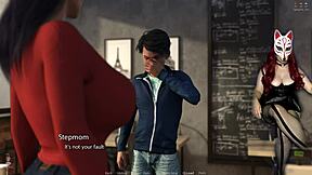 Золотой парень 17 показывает зрелую пизду с скрытыми взглядами снизу в аниме стиле