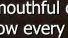 Hjelper deg å mestre din første blowjob med bi oppmuntring, med naturlige pupper og monster kuk