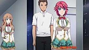 Seksi genç küçük memeleriyle yumuşak inleyerek dev siki emiyor animede