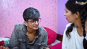 계부가 의붓딸과 거친 섹스