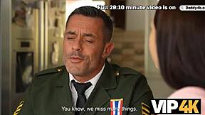 vip4k soldier scores with stunning european beauty