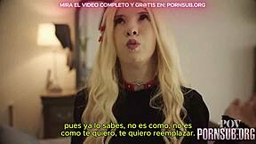 Hej, tahle latinská nevlastní máma je závislá na výstřicích spermatu a creampie