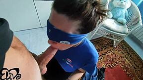 De beste blowjob ooit met melk en natte kut