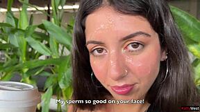 Bláznivé cumwalk v Starbucks, vyfúkala ho na verejnej toalete! ☕💦