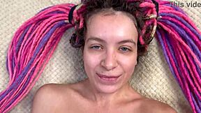 POV dugott alternatív tini misszionáriusban, cum a copf arcára!