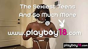 Tynd ebony milf Ana Foxxx fingerer sin behårede sorte fisse?