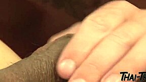 Asian Ladyboy with Big Silicone Tits Gets Bareback in Bangkok