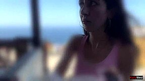 Nor cumwalk na plaži, skoraj ujeti! 😱