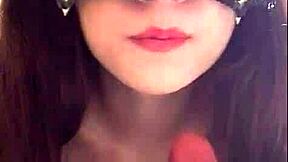 POV Venäläinen tyttö antaa dildo-blowjobin likaisella puheella, facesitting-fantasioita, perse kielelläsi!