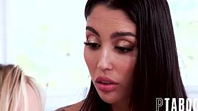 Döl takası yapan seksi kızlar Anna Claire Clouds ve Vanessa Sky ile Seth'i kaldırabilir misin?