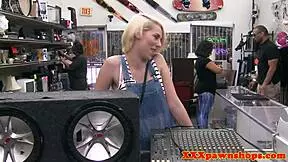 Hidden camera porn at pawnshop