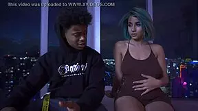 Sultry teen flaunts hot outfit