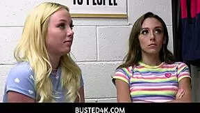 Wild teens caught in the act