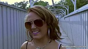 Chav dominated by big cock
