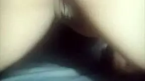 a young latina explores her body alone