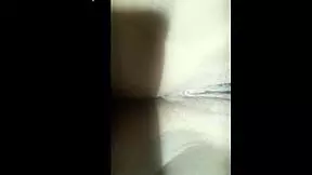 a young latina explores her body alone