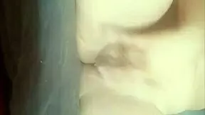 a young latina explores her body alone