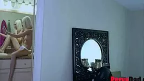 Step Dad Teaches Blonde Teen 18+ a Lesson